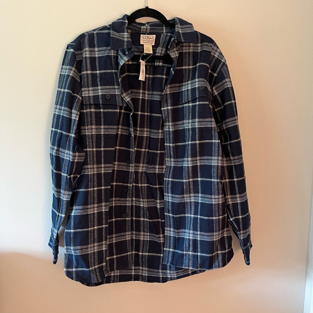 Ll bean men’s chamois flannel